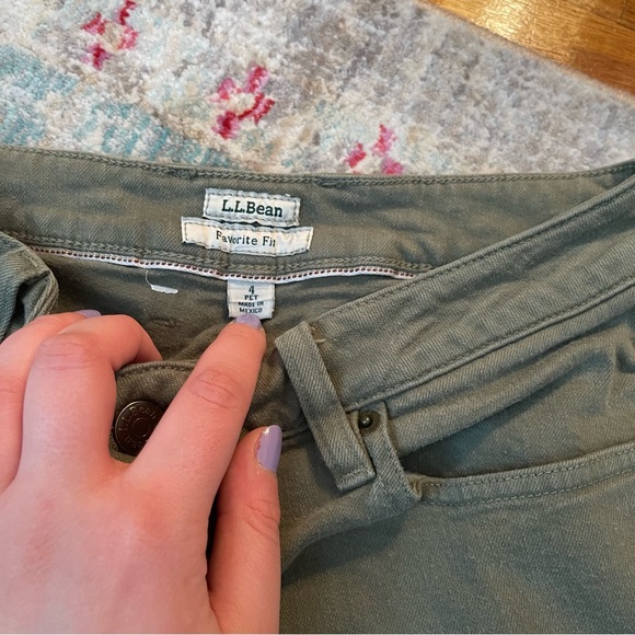 L.L.Bean Favorite Fit Jeans- Green - Picture 11 of 14